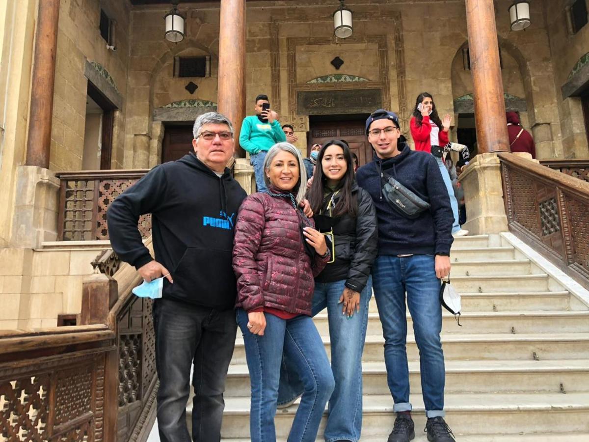 Pyramids And Sphinx Hotel El El Cairo Exterior foto